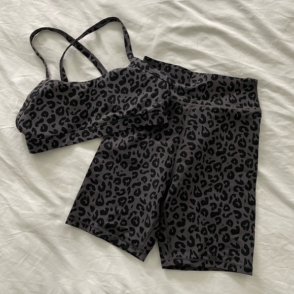 White Fox Boutique Other - White Fox Active Cheetah print set, top size medium bottoms size small